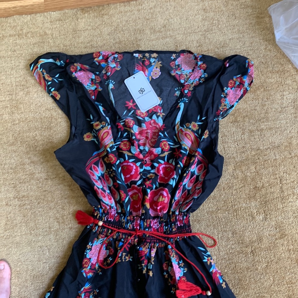 Cap sleeve summer dress